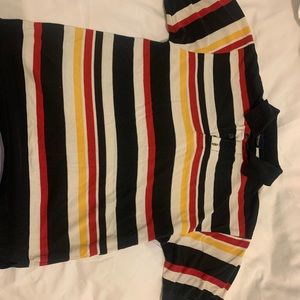 Collard Short Sleeve Polo Shirt